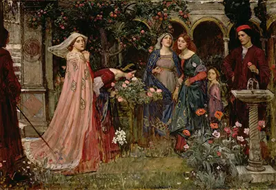 The Enchanted Garden John William Waterhouse